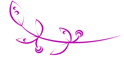 Sprig illustration dark purple